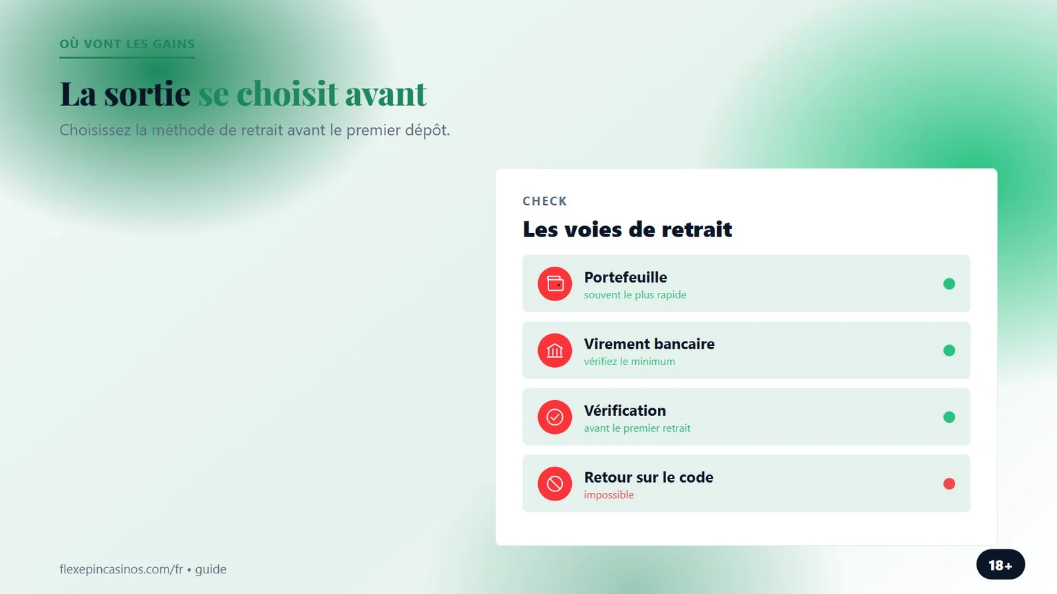 casino qui accepte flexepin : par où sortent vos gains