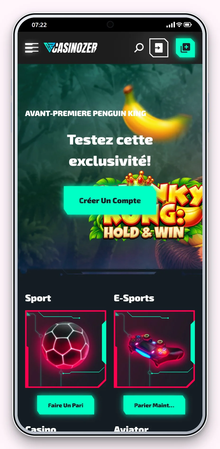 casino avec flexepin : Casinozer version mobile