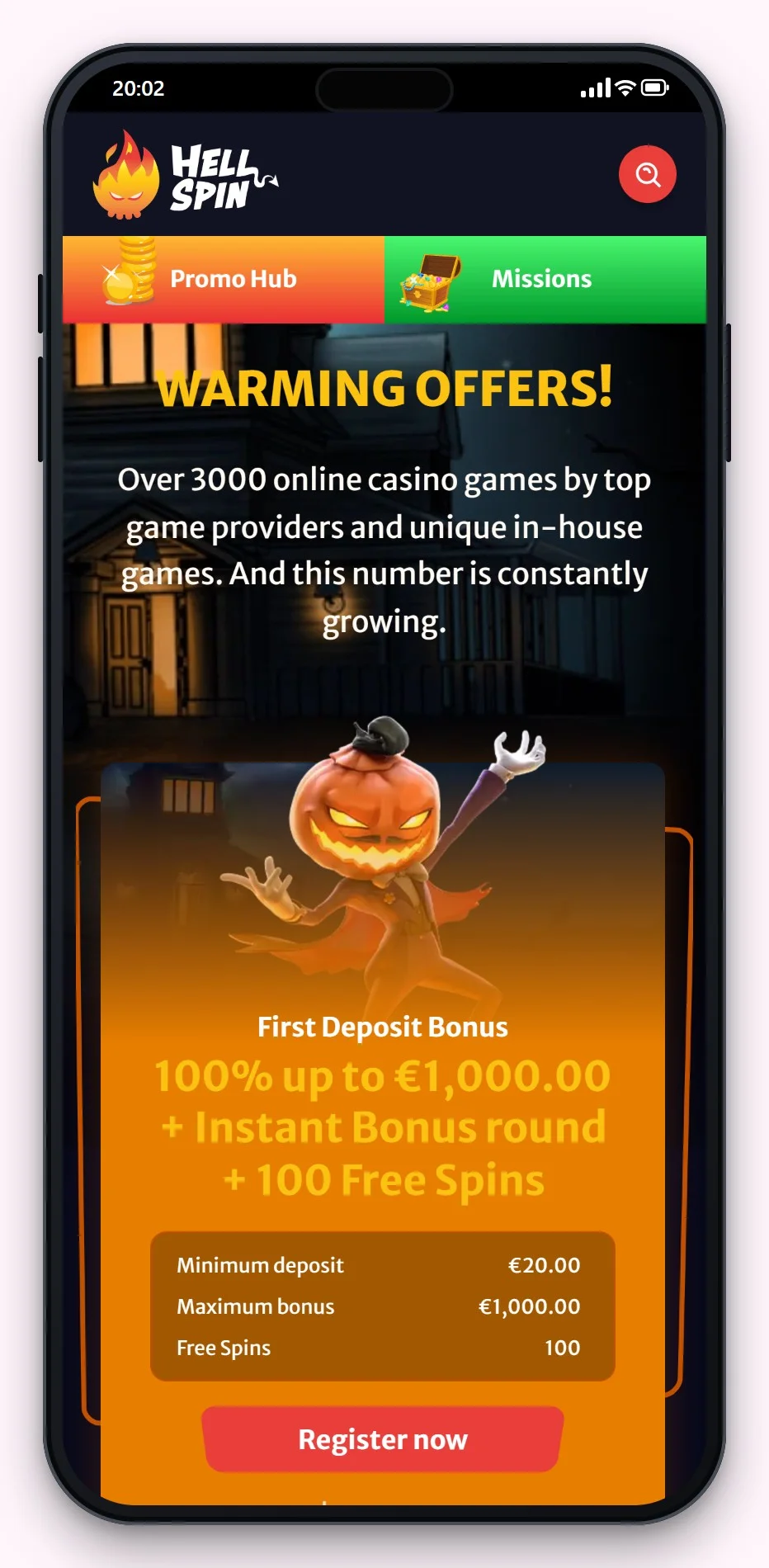 online casino flexepin: HellSpin op mobiel