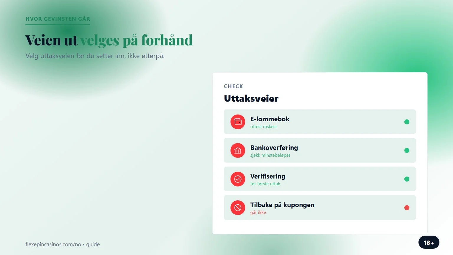 flexepin uttak: hvilke veier gevinsten kan ta ut av kassen
