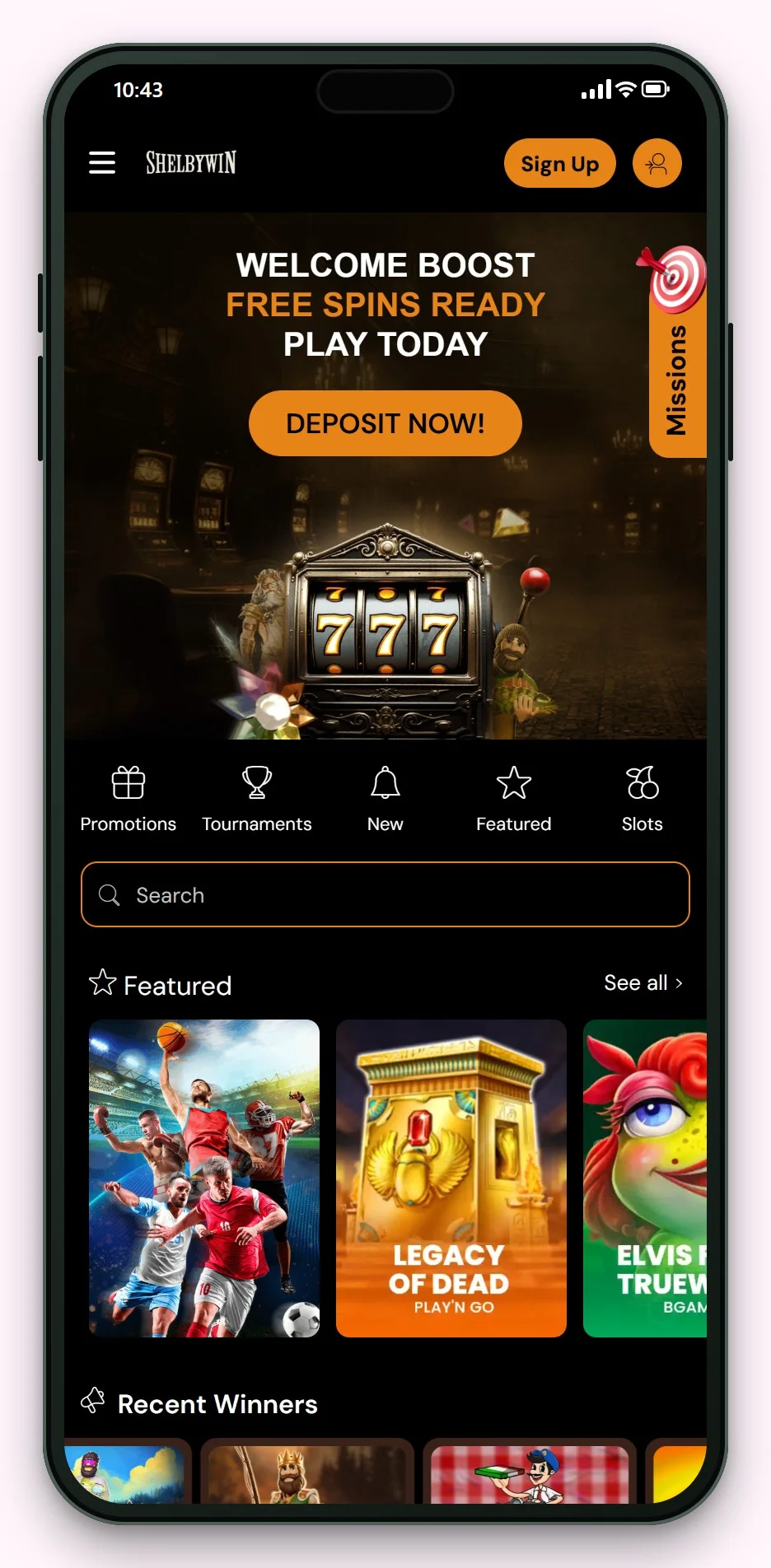 flexepin casino sites uk: ShelbyWin on mobile